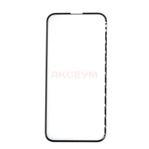 Защитное стекло для iPhone 13 mini (закалённое, полное покрытие, черное) - Премиум