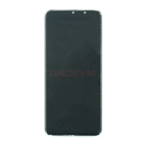 Дисплей с рамкой для Samsung Galaxy A03s/A037F (GH81-21232A) с тачскрином (черный) - Оригинал