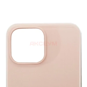 Чехол силиконовый для iPhone 13 Pro Max (грейпфрут)