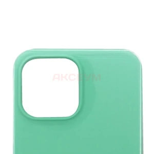 Чехол силиконовый для iPhone 13 Pro Max (мятный)