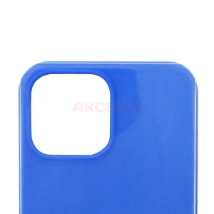 Чехол силиконовый для iPhone 13 mini (синий)