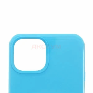Чехол накладка для iPhone 13 mini ORG Soft Touch (голубой)