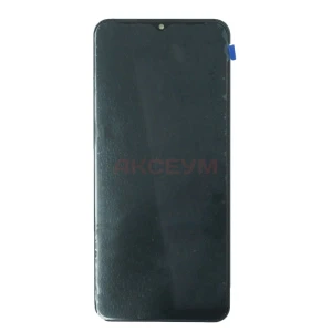 Дисплей с рамкой для Samsung Galaxy A22s 5G/A226B с тачскрином (черный) - Оригинал