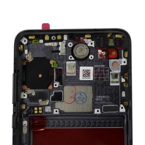 Дисплей с рамкой для Huawei P40 с тачскрином (черный) - Оригинал