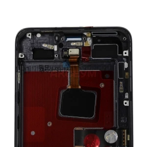 Дисплей с рамкой для Huawei P40 с тачскрином (черный) - Оригинал