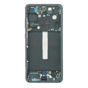 Дисплей с рамкой для Samsung Galaxy S21 FE/G990B с тачскрином (серый) - Оригинал