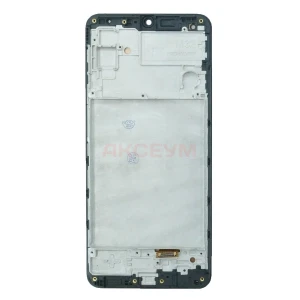 Дисплей с рамкой для Samsung Galaxy M32/M325F с тачскрином (черный) - OLED