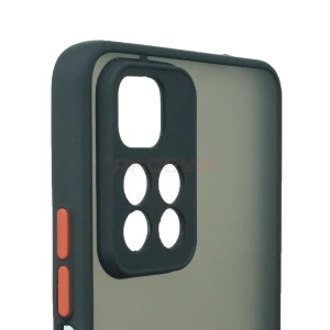 Чехол накладка для Xiaomi Redmi Note 11 Pro CN/Note 11 Pro+ CN PC041 (черный/черный)