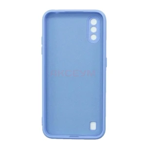 Чехол накладка для Samsung Galaxy A01/A015 Activ Full Original Design (светло-фиолетовый)