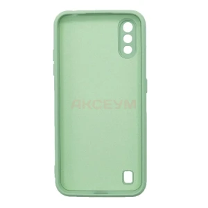 Чехол накладка для Samsung Galaxy A01/A015 Activ Full Original Design (светло-зеленый)