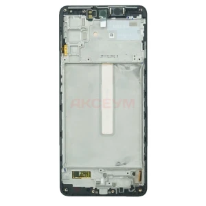 Дисплей с рамкой для Samsung Galaxy M52 5G/M526B с тачскрином (черный) - Оригинал