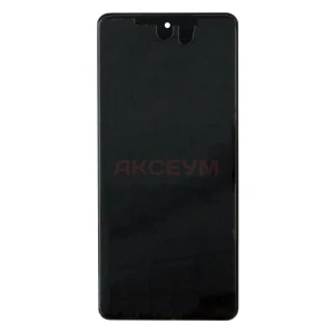 Дисплей с рамкой для Samsung Galaxy M52 5G/M526B с тачскрином (черный) - Оригинал