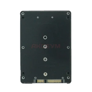 Внешний корпус для SSD диска M2 (SATA пластик) черный