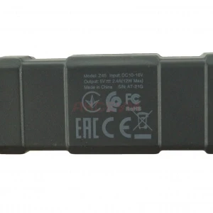 Зарядное устройство Hoco Z45 (12W с креплением на мотоцикл) черное