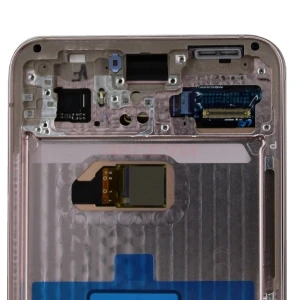 Дисплей с рамкой для Samsung Galaxy S22/S901B с тачскрином (розовый) - Оригинал