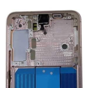 Дисплей с рамкой для Samsung Galaxy S22/S901B с тачскрином (розовый) - Оригинал