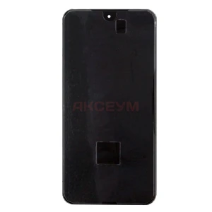 Дисплей с рамкой для Samsung Galaxy S22/S901B с тачскрином (черный) - Оригинал