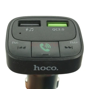 Автомобильное зарядное устройство Hoco E59 (18W QC3.0 FM модулятор Bluetooth) черное