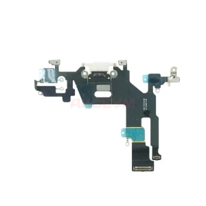 Шлейф для iPhone 11 с разъемом зарядки/микрофон (белый) - Премиум