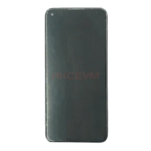 Дисплей с рамкой для Samsung Galaxy M11/M115F с тачскрином (черный) - Оригинал