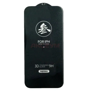 Защитное стекло для iPhone 13 Pro Max/14 Plus Remax Medicine Glass GL-27 (черное)