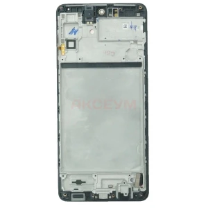 Дисплей с рамкой для Samsung Galaxy M51/M515F с тачскрином (черный) - Оригинал