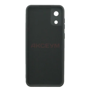 Чехол накладка для Samsung Galaxy A03 Core/A032 Activ Full Original Design с закрытой камерой (черный)