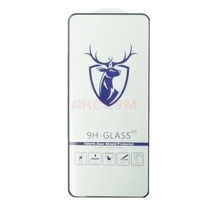 Защитное стекло для Realme 6/OPPO A52/A72 (черное) - Премиум