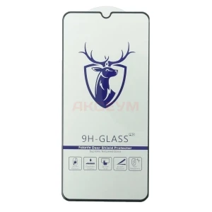 Защитное стекло для Vivo Y91C/Y93/Y1s (черное) - Премиум