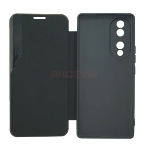 Чехол книжка для Honor 70 5G BC003 (черный)