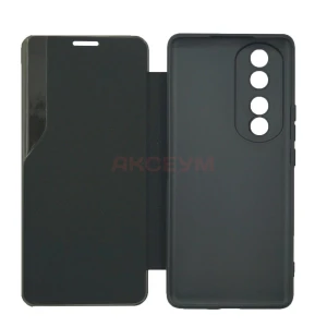 Чехол книжка для Honor 70 Pro + BC003 (черный)