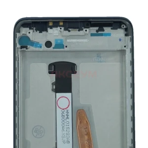 Дисплей с рамкой для Xiaomi Poco X3 NFC с тачскрином (черный) - Оригинал