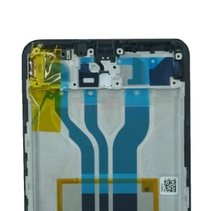 Дисплей с рамкой для Realme GT Neo 2 с тачскрином (черный) - Оригинал
