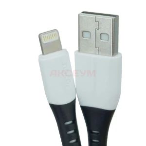 Кабель USB - Lightning Hoco X82 (2.4А/силикон/термостойкий) белый