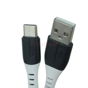 Кабель USB - Type-C Hoco X82 (3A/силикон/термостойкий) черный
