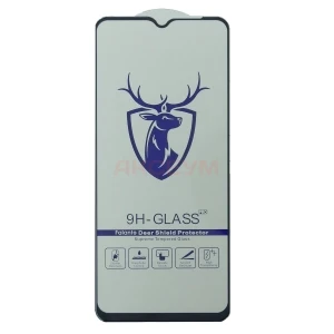 Защитное стекло для Samsung Galaxy A03 Core/A032F (черное) - Премиум