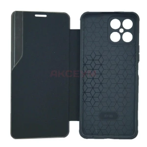 Чехол книжка для Honor X8 BC003 (черный)