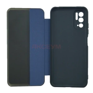 Чехол книжка для Xiaomi Redmi Note 11SE BC003 (черно-синий)