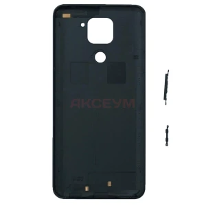Задняя крышка для Xiaomi Redmi Note 9 (черная)