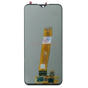 Дисплей для Samsung Galaxy A01/M01 (A015F/M015F) с тачскрином (широкий коннектор) черный - Оригинал