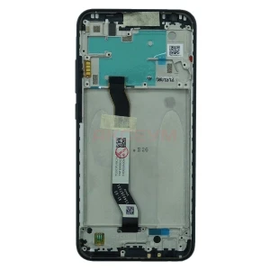 Дисплей с рамкой для Xiaomi Redmi Note 8/Note 8 (2021) с тачскрином (черный) - Оригинал