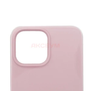 Чехол накладка для iPhone 13 Pro Max ORG Soft Touch (светло-розовый)