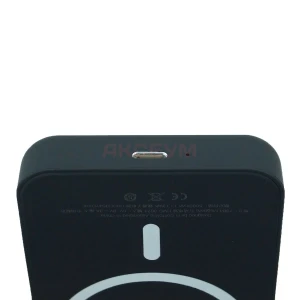 Внешний аккумулятор для iPhone MagSafe Power Bank 5000 mAh (черный)