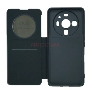 Чехол книжка для Xiaomi 12S Ultra BC003 (черный)