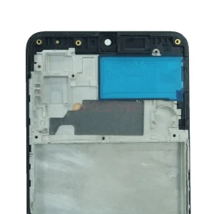 Дисплей с рамкой для Samsung Galaxy M22 (M225F) с тачскрином (черный) - OLED