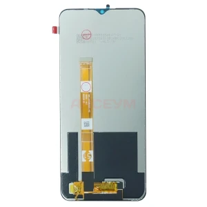 Дисплей для Realme C25s с тачскрином (черный) - Оригинал