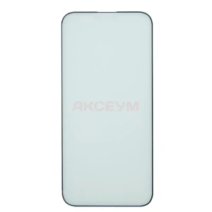 Защитное стекло для iPhone 14 Pro Max (закалённое, полное покрытие, черное) - Матовое