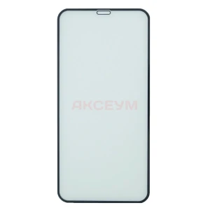 Защитное стекло для iPhone Xr/11 (закалённое, полное покрытие, черное) - Матовое