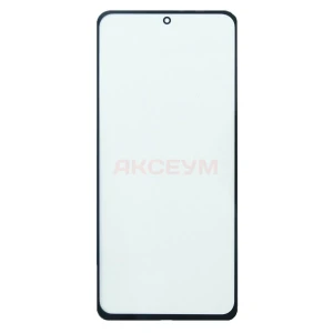 Стекло дисплея для Xiaomi Poco F3 с OCA пленкой (черное)