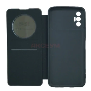 Чехол книжка для TECNO Spark 8P BC003 (черный)